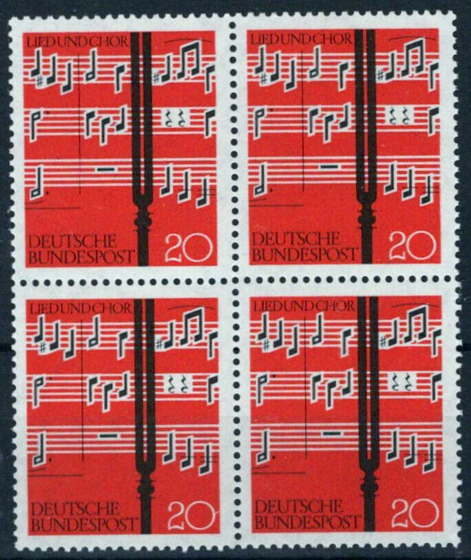 ZAYIX Germany 849 MNH Music Notes Tuning Fork Choral Singing 042623S180