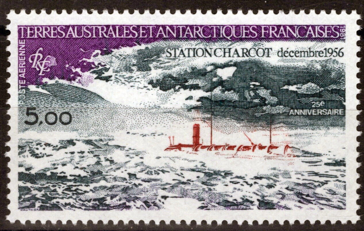 ZAYIX FSAT TAAF C68 MNH Air Post Charcot Station Exploration Polar 061923S88M