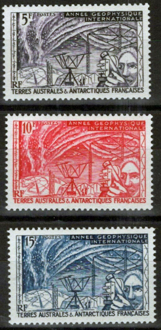 FSAT TAAF 8-10 MNH Polar Observation Geophysics Antarctic ZAYIX FSA-S0009M