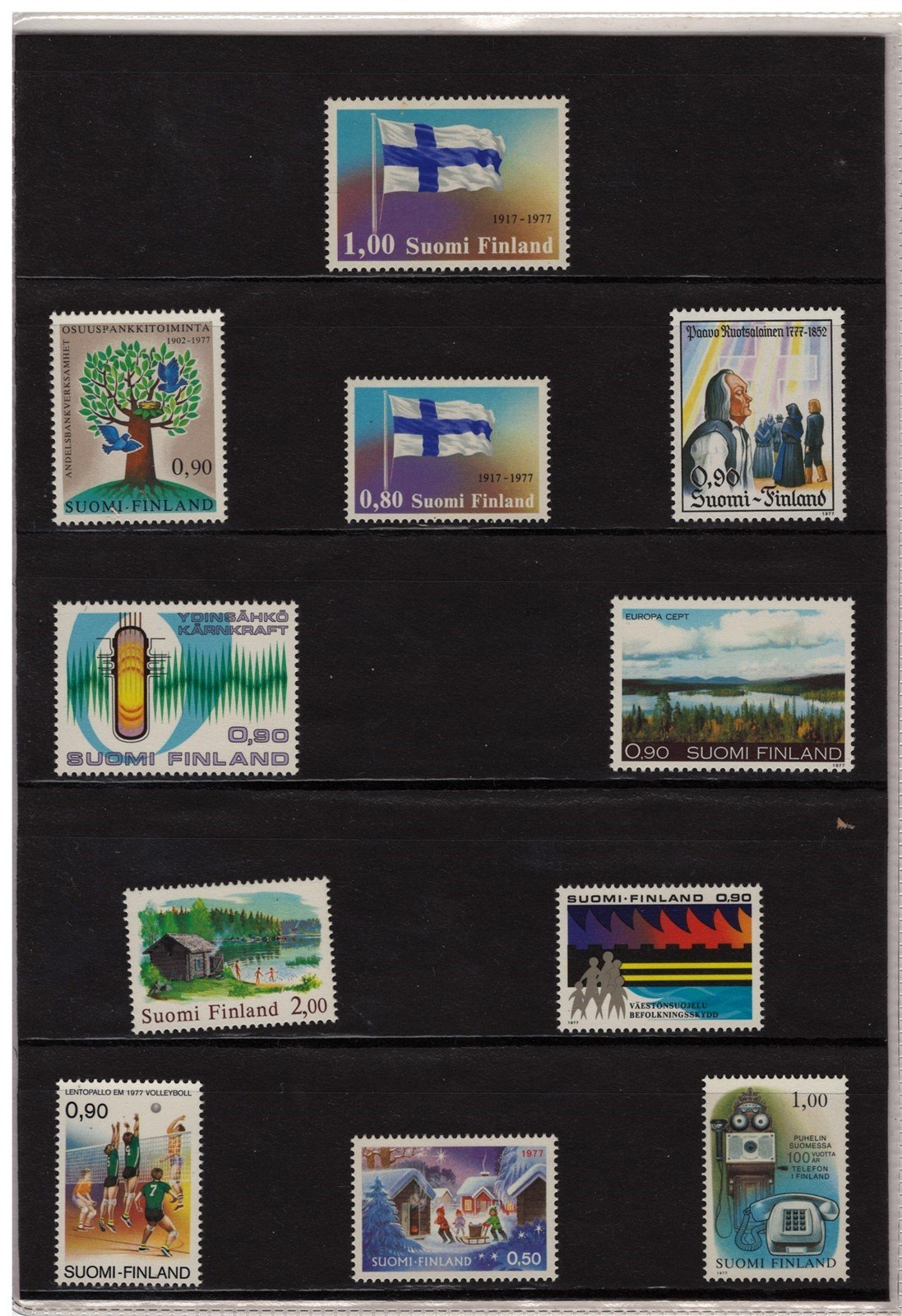 Finland 1977 Year Pack Official Year Set MNH Complete ZAYIX STAMPS 0625L0019