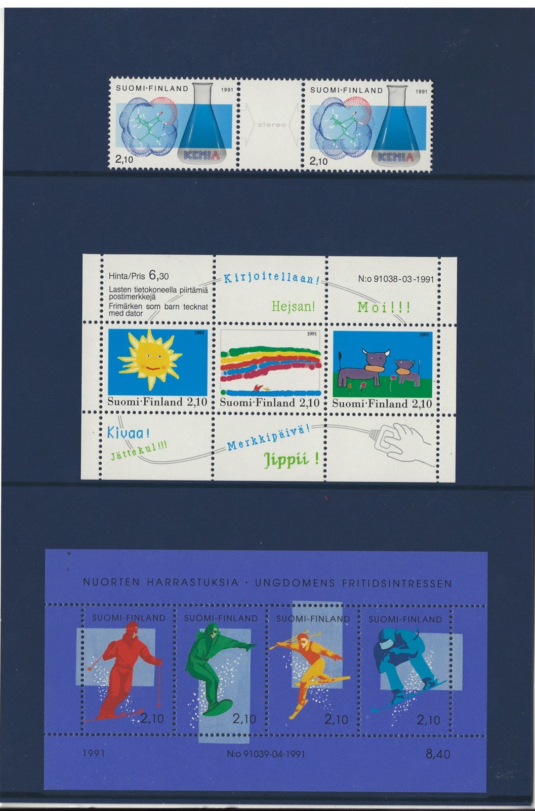 Finland 1991 Year Pack Official Year Set MNH Complete ZAYIX STAMPS 0625L0034