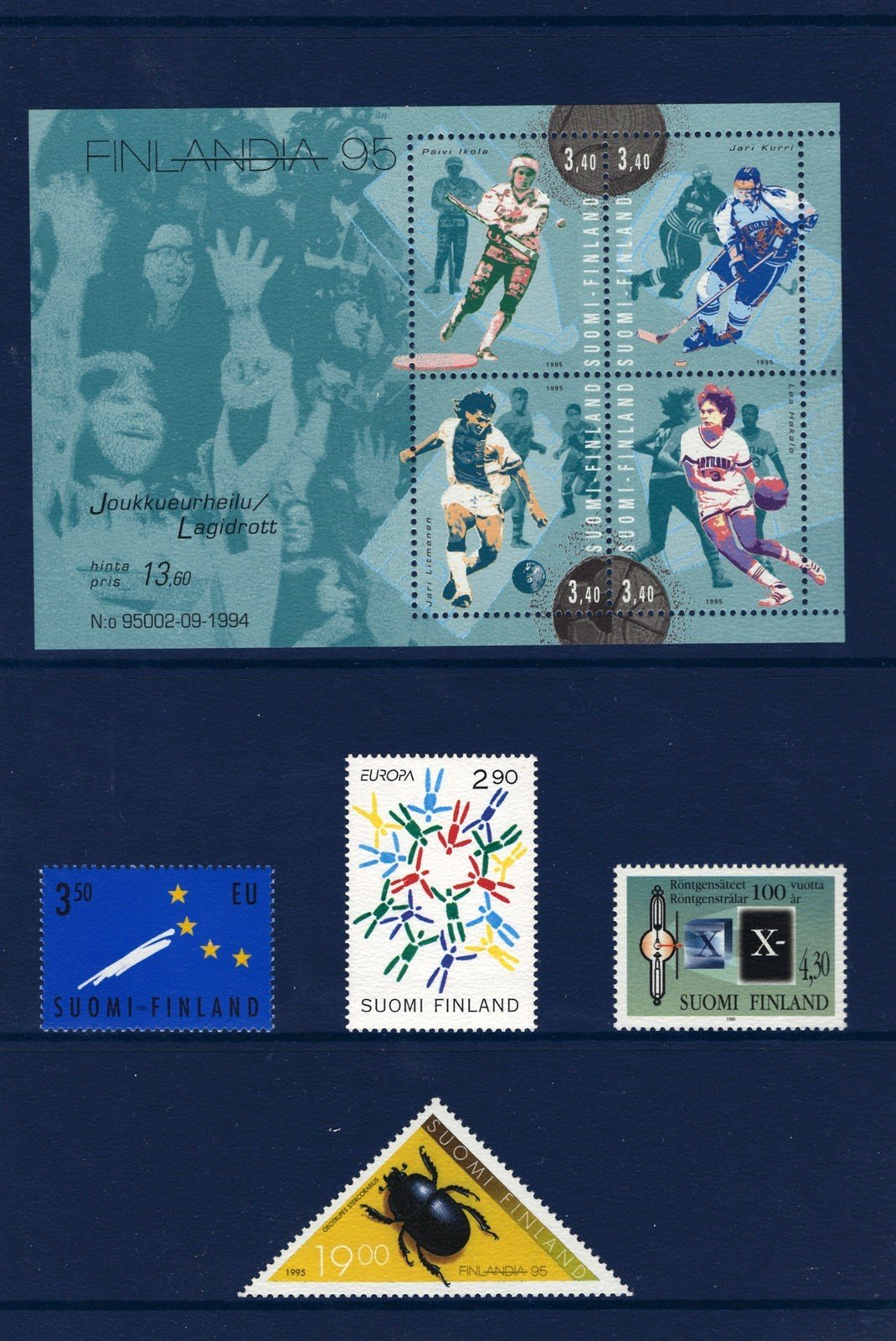 Finland 1995 Year Pack Official Year Set MNH Complete ZAYIX STAMPS 0625L0039