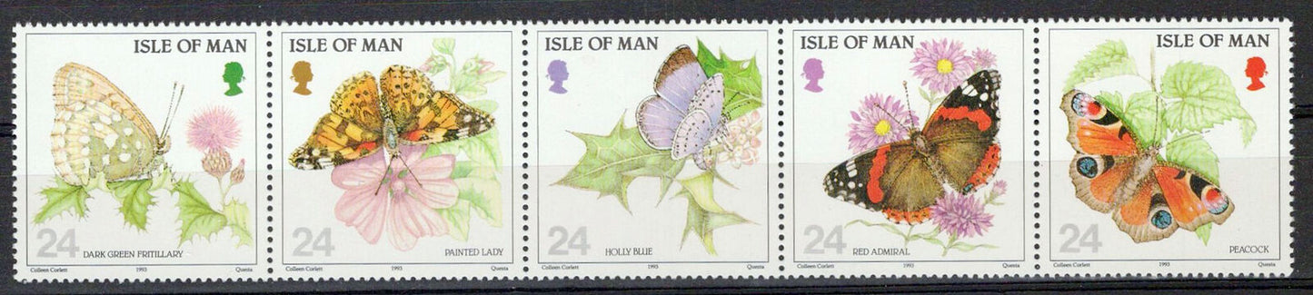 Isle of Man 571a MNH Insects Butterflies Nature Plants ZAYIX 1223M0130