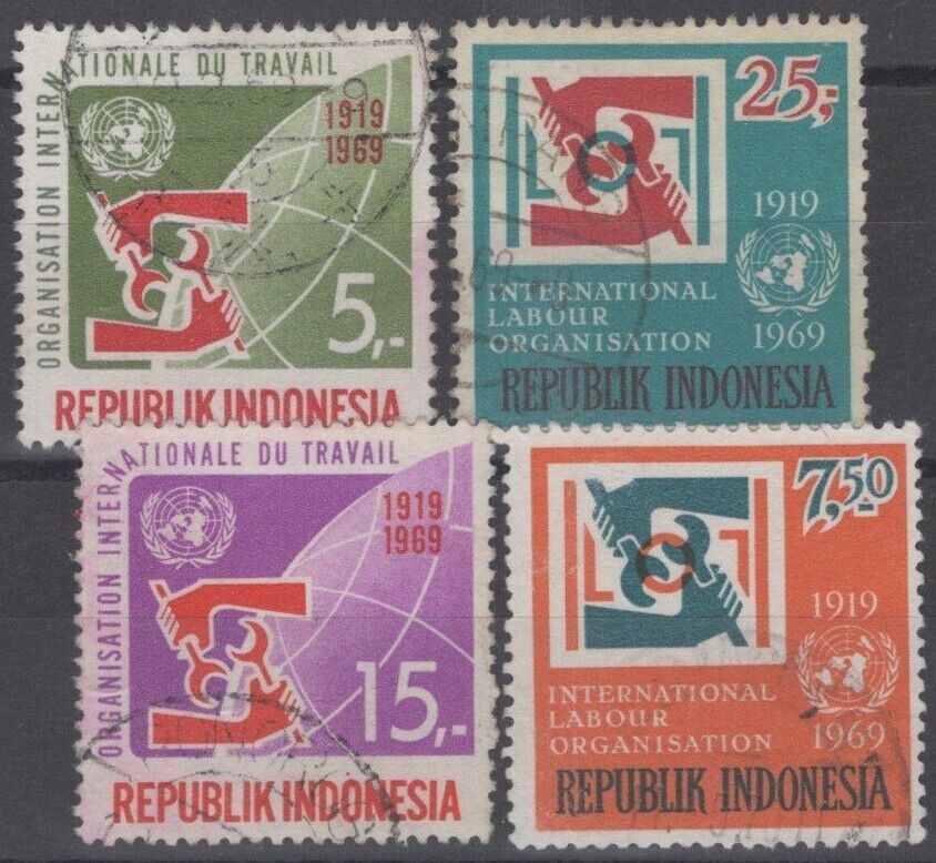 Indonesia Collection of Stamps from Zayix Stamps