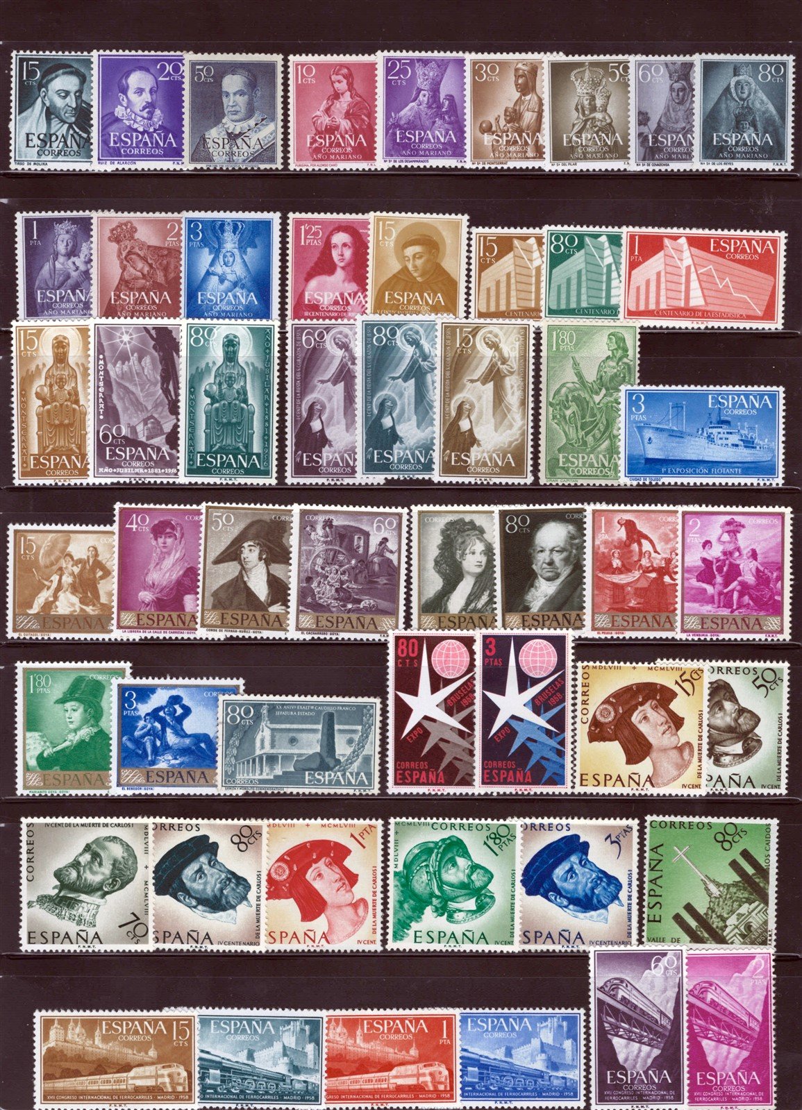 Spain Powerful Mint Stamp Collection of Hundreds ZAYIX 0725L1265