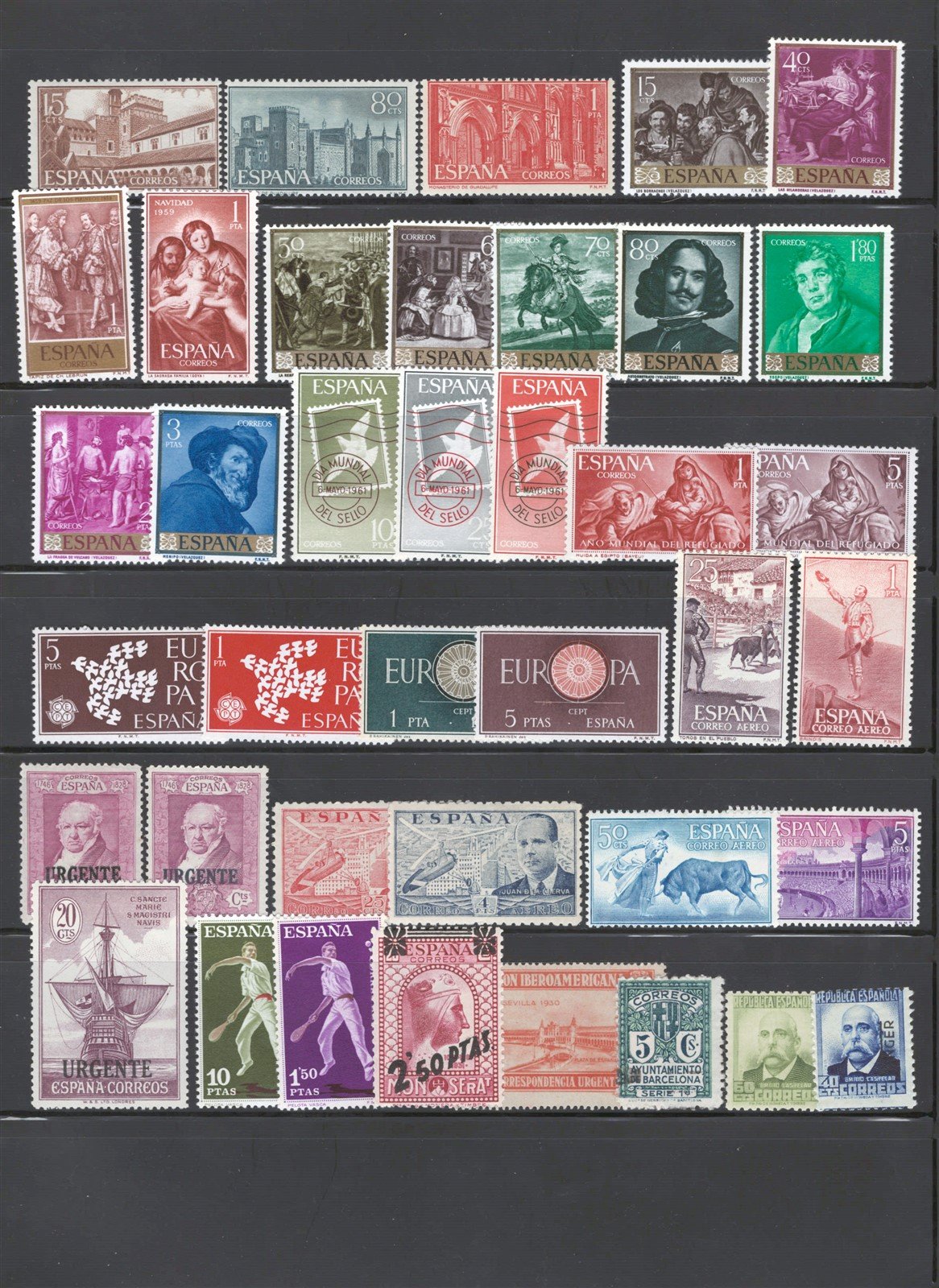 Spain Powerful Mint Stamp Collection of Hundreds ZAYIX 0725L1265