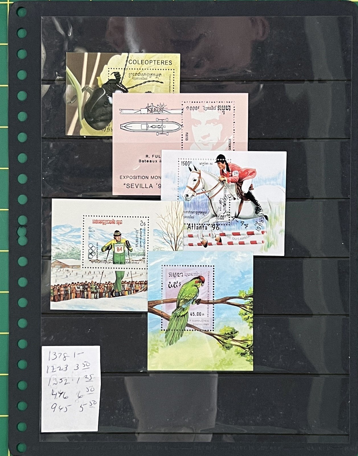 Valuable World Souvenir and Mini-Sheet Collection, 12 pages ZAYIX 0725KATZ1270