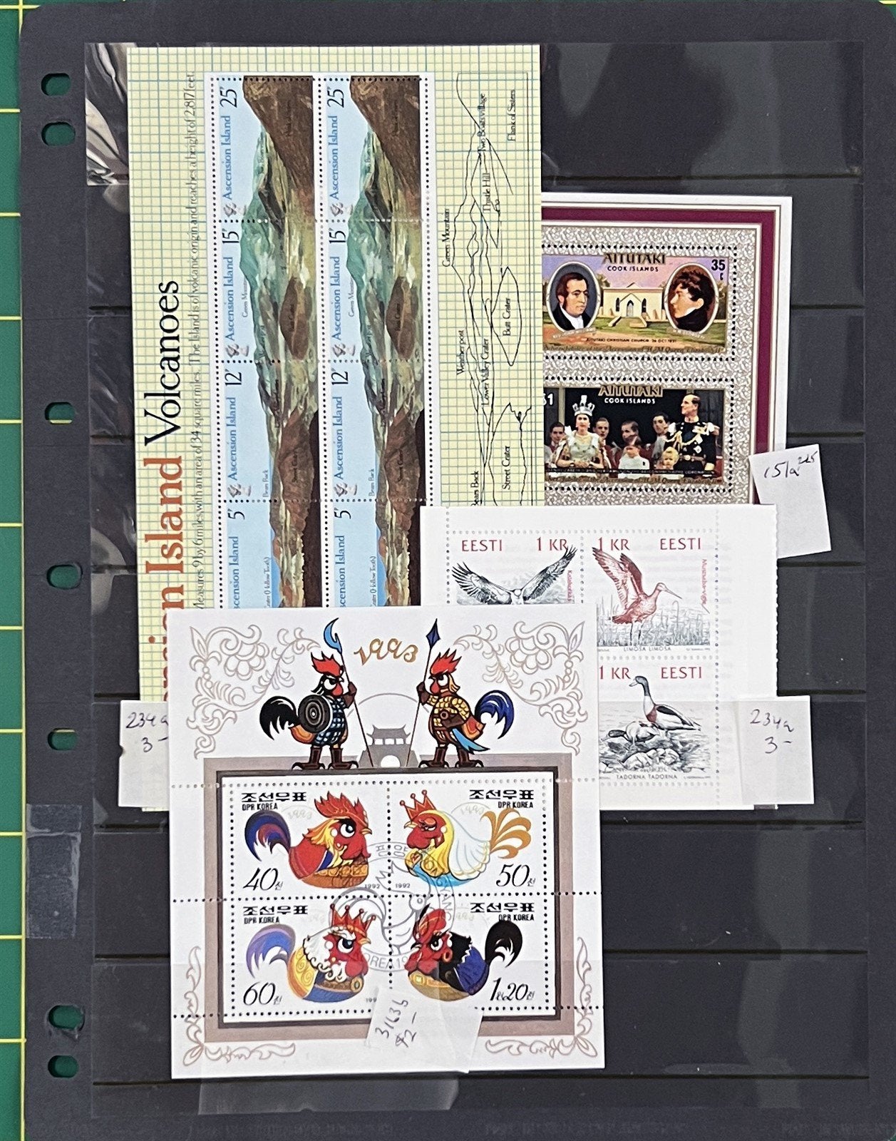 Valuable World Souvenir and Mini-Sheet Collection, 12 pages ZAYIX 0725KATZ1270
