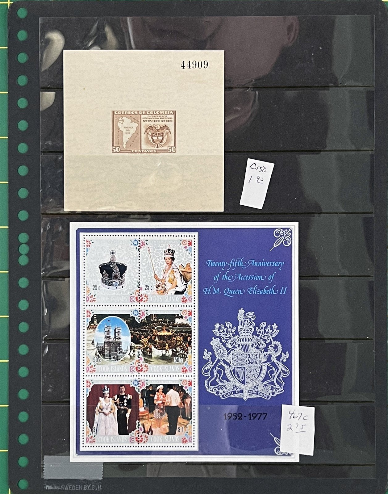 Valuable World Souvenir and Mini-Sheet Collection, 12 pages ZAYIX 0725KATZ1270