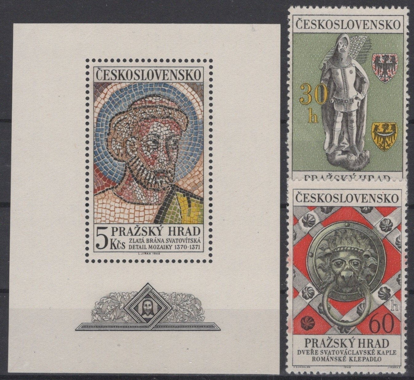 Czechoslovakia 1537-1539 MNH Prague Castles ZAYIX STAMPS 0425S0208