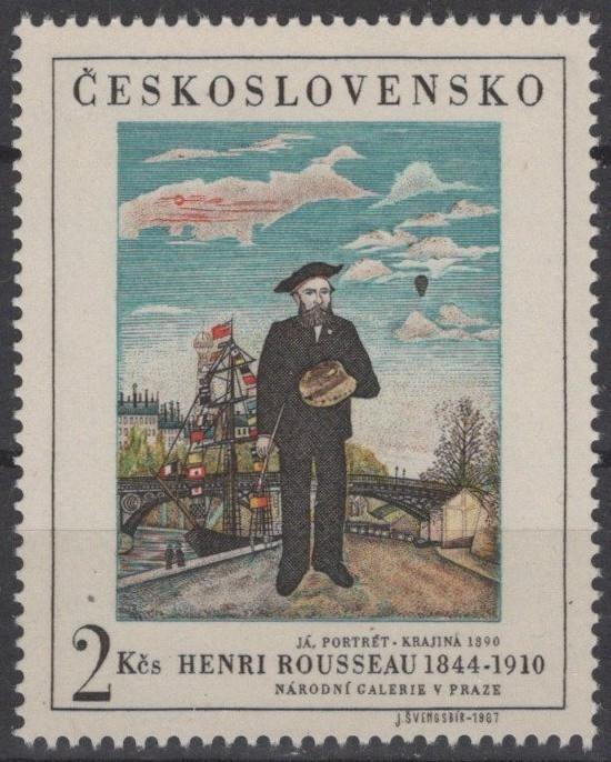 Czechoslovakia 1484 MNH Art Henri Rousseau Painting ZAYIX STAMPS 0425S0194