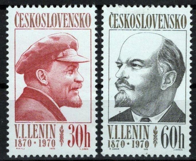 Czechoslovakia 1685-1686 MNH Lenin Communist Leader ZAYIX STAMPS 0425S0245
