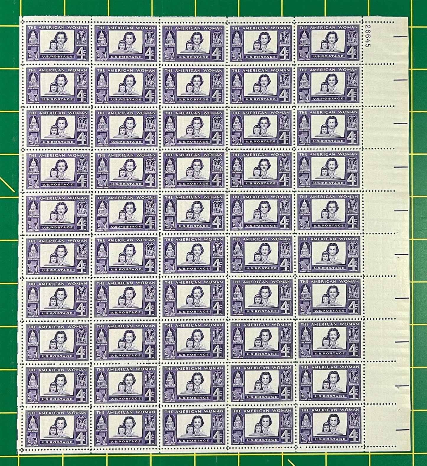 US 1152 MNH Sheet 4c The American Woman ZAYIX STAMPS 0725L1417