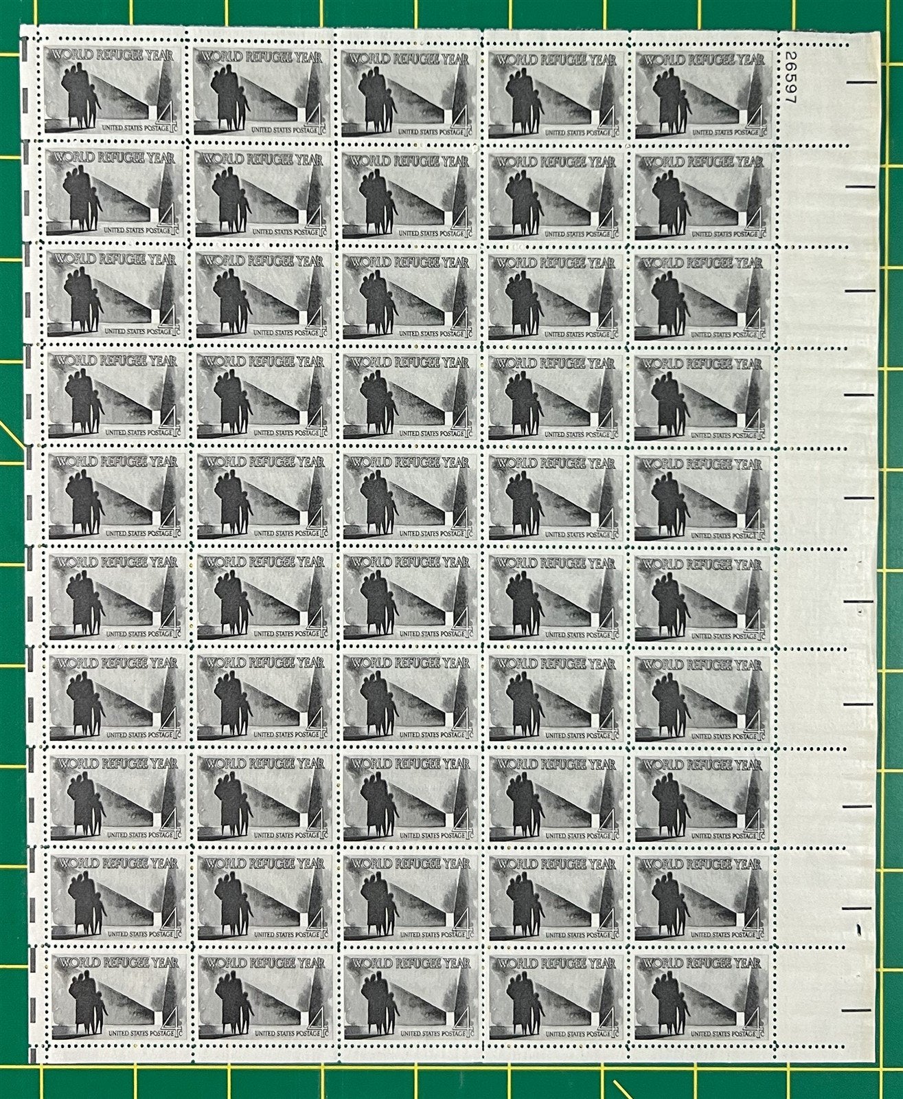 US 1149 MNH Sheet 4c World Refugee Year ZAYIX STAMPS 0725L1421
