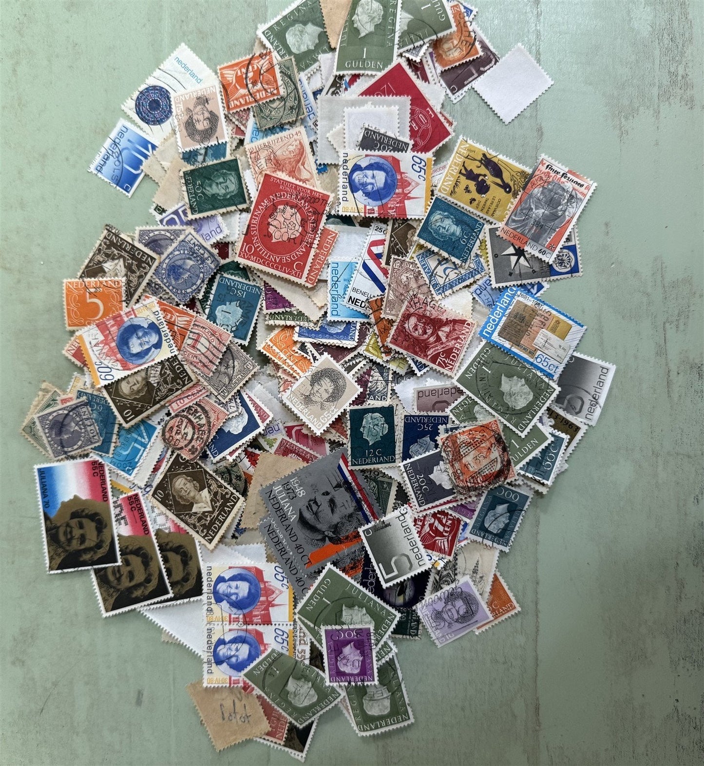 Netherlands 1 ounce Unchecked Off Paper Kiloware ZAYIX STAMPS 0825M1547M