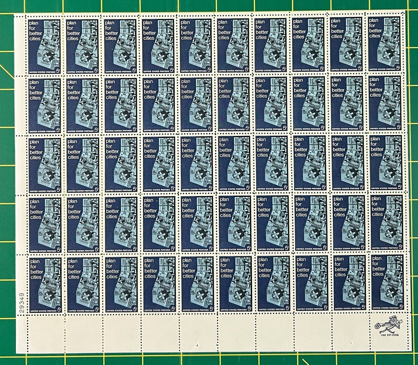 US 1333 MNH Sheet 5 Cent Urban Planning Better Cities ZAYIX 0825L1573
