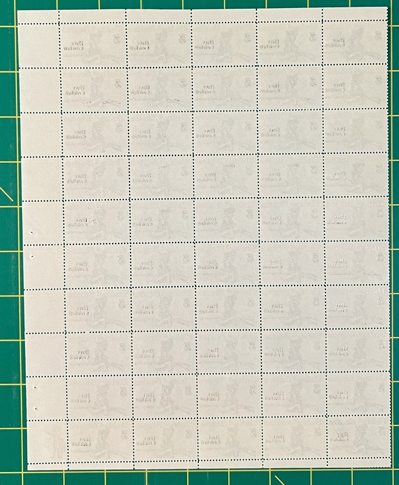 US 1330 MNH Sheet 5 Cent Folklore Davy Crockett ZAYIX 0825L1571