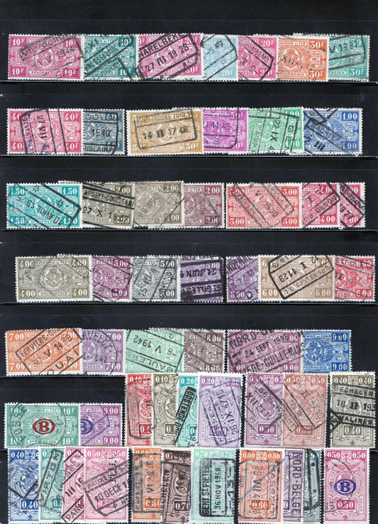 Belgium Bonanza Collection 259 Stamps on 4 stock pages ZAYIX 0825L1616