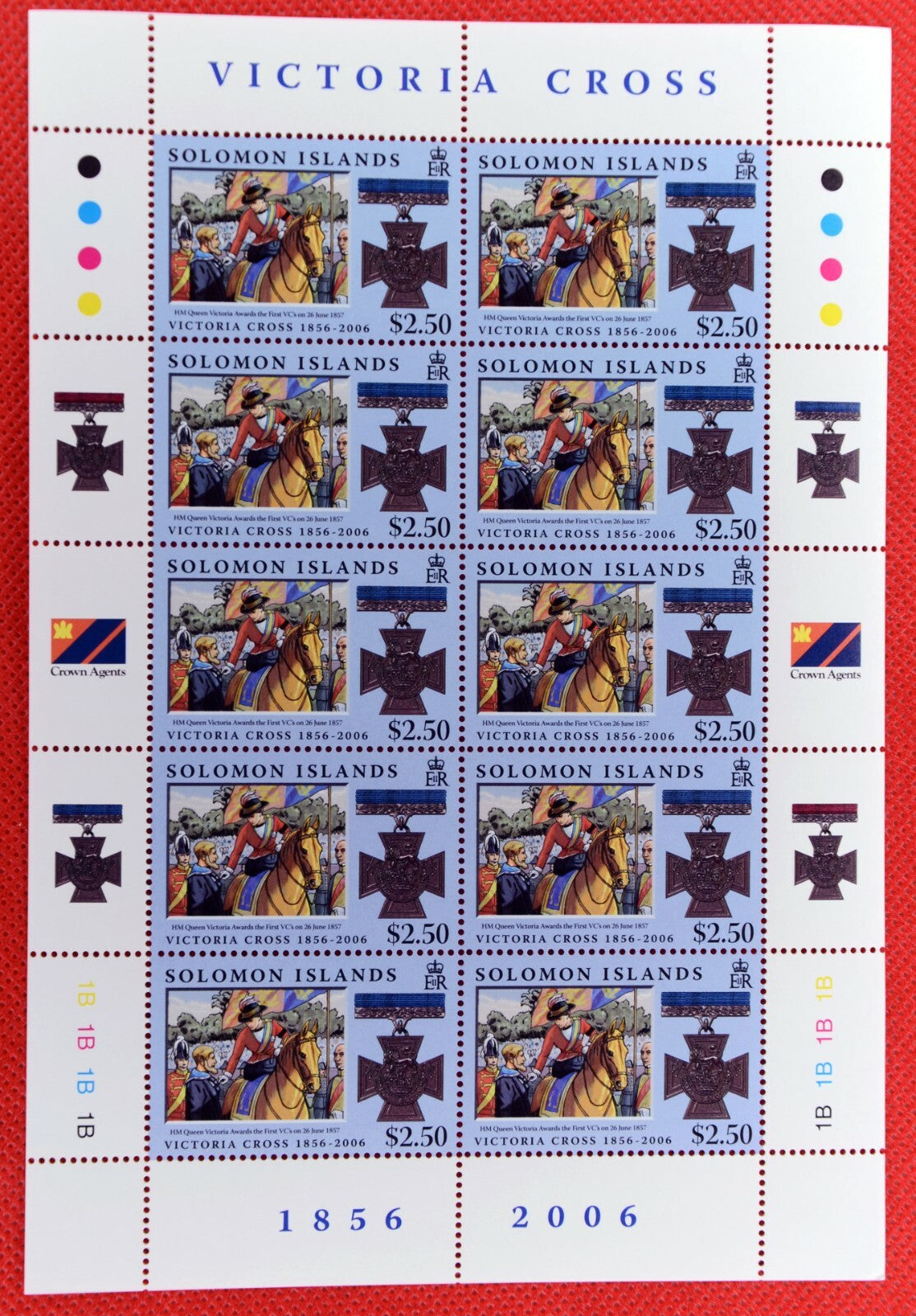 2006 Solomon Islands 1056-1061 MNH Victoria Cross mini-sheets ZAYIX 071922SM01