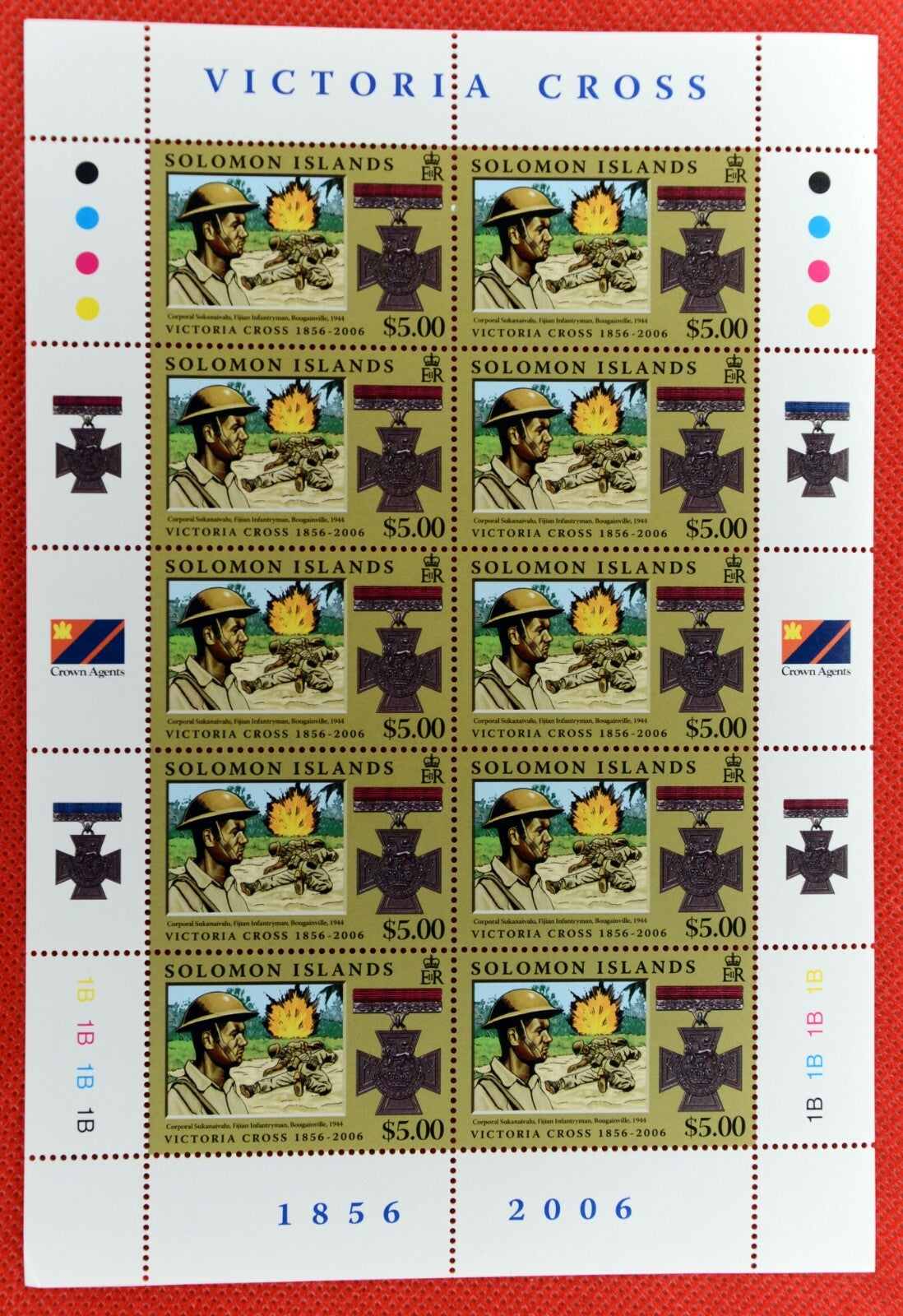 2006 Solomon Islands 1056-1061 MNH Victoria Cross mini-sheets ZAYIX 071922SM01