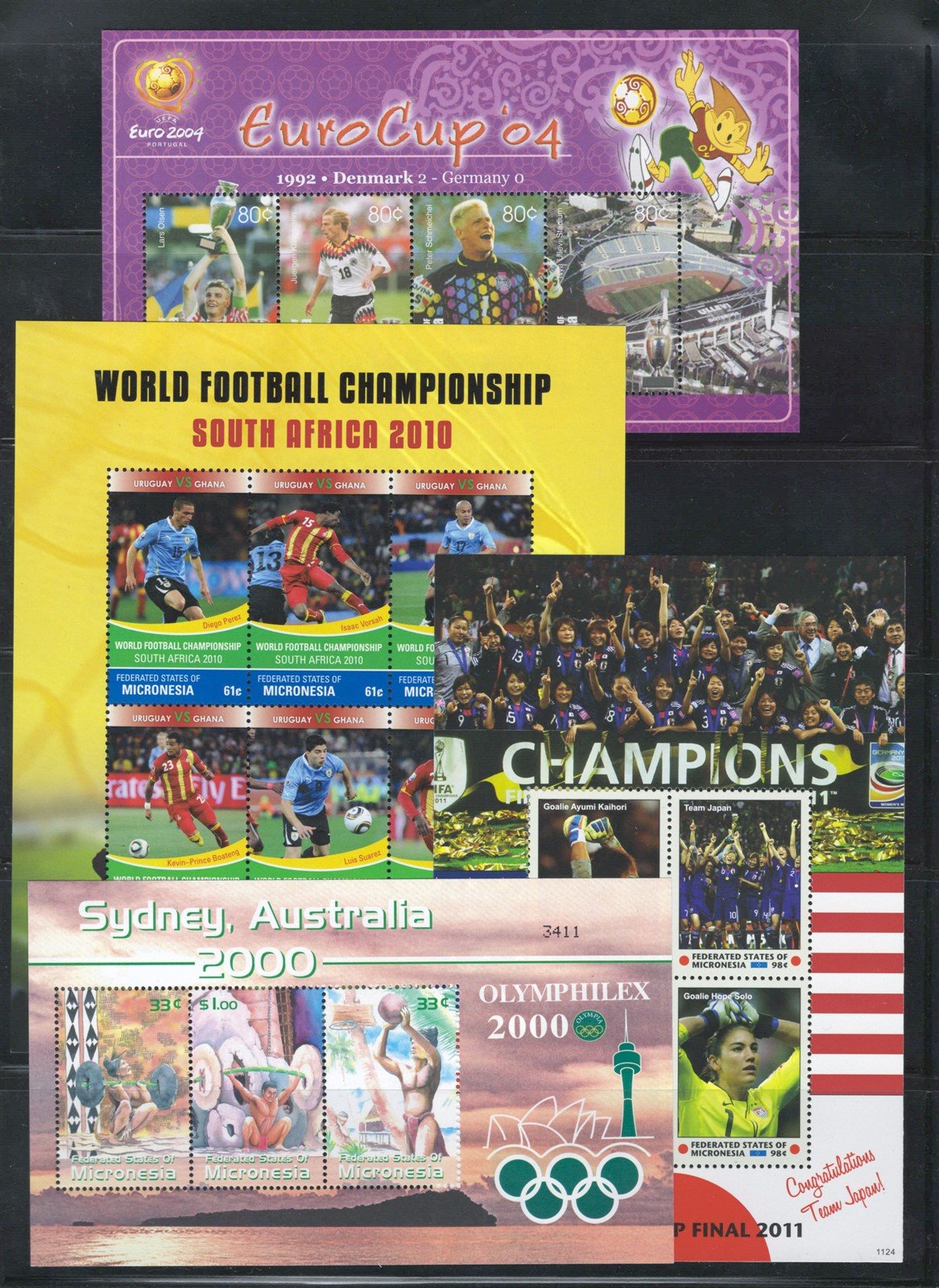 Sports & Olympics MNH Stamp Collection on 7 Pages, Micronesia ZAYIX 0825L1702