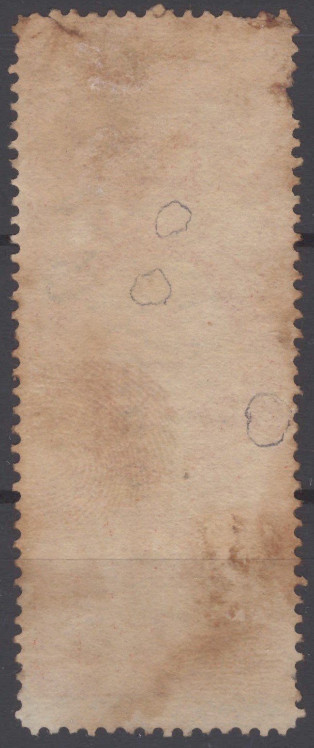 US R88d Used F $5 red Charter Party, silk paper, faults Revenue ZAYIX 0825SB1737