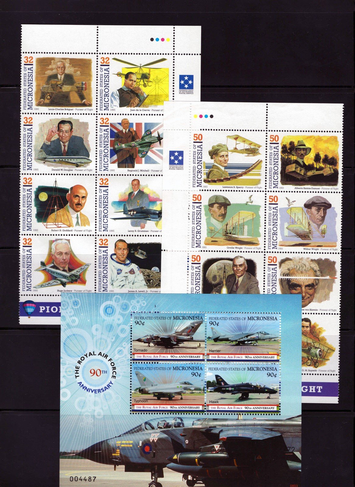 History of Aviation MNH Micronesia Stamp Collection on 6 Pages ZAYIX 0825L1760