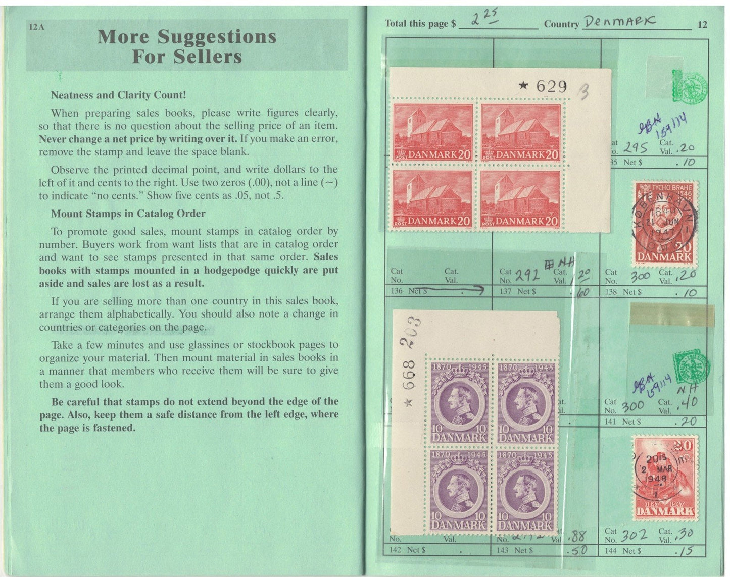 Denmark Mint & Used in Retired APS Circuit Book, est. $200+ CV ZAYIX 0825L1795
