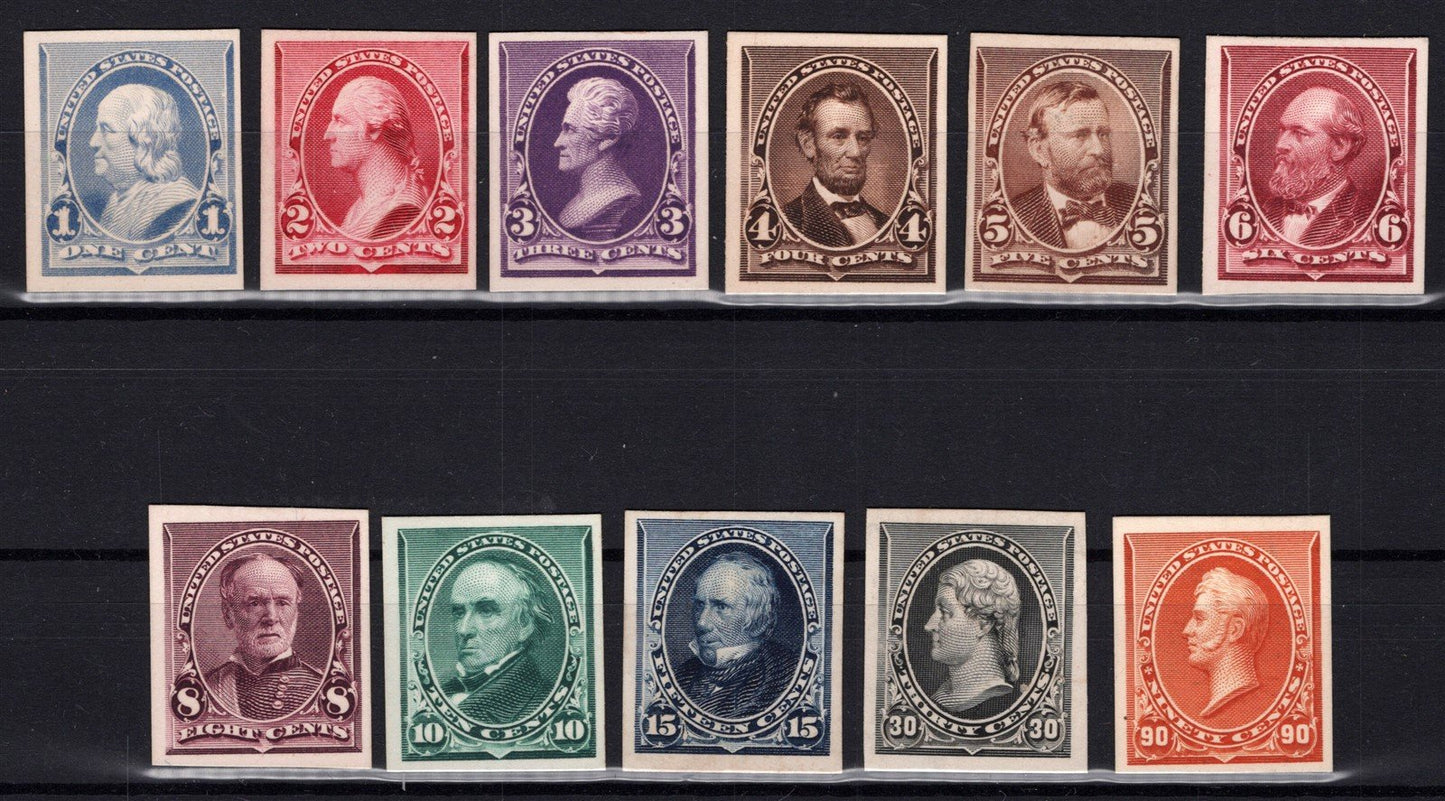 US 219P4//229P4 MLH VF 1c-90c Proofs on Card ZAYIX 0825MAR1800