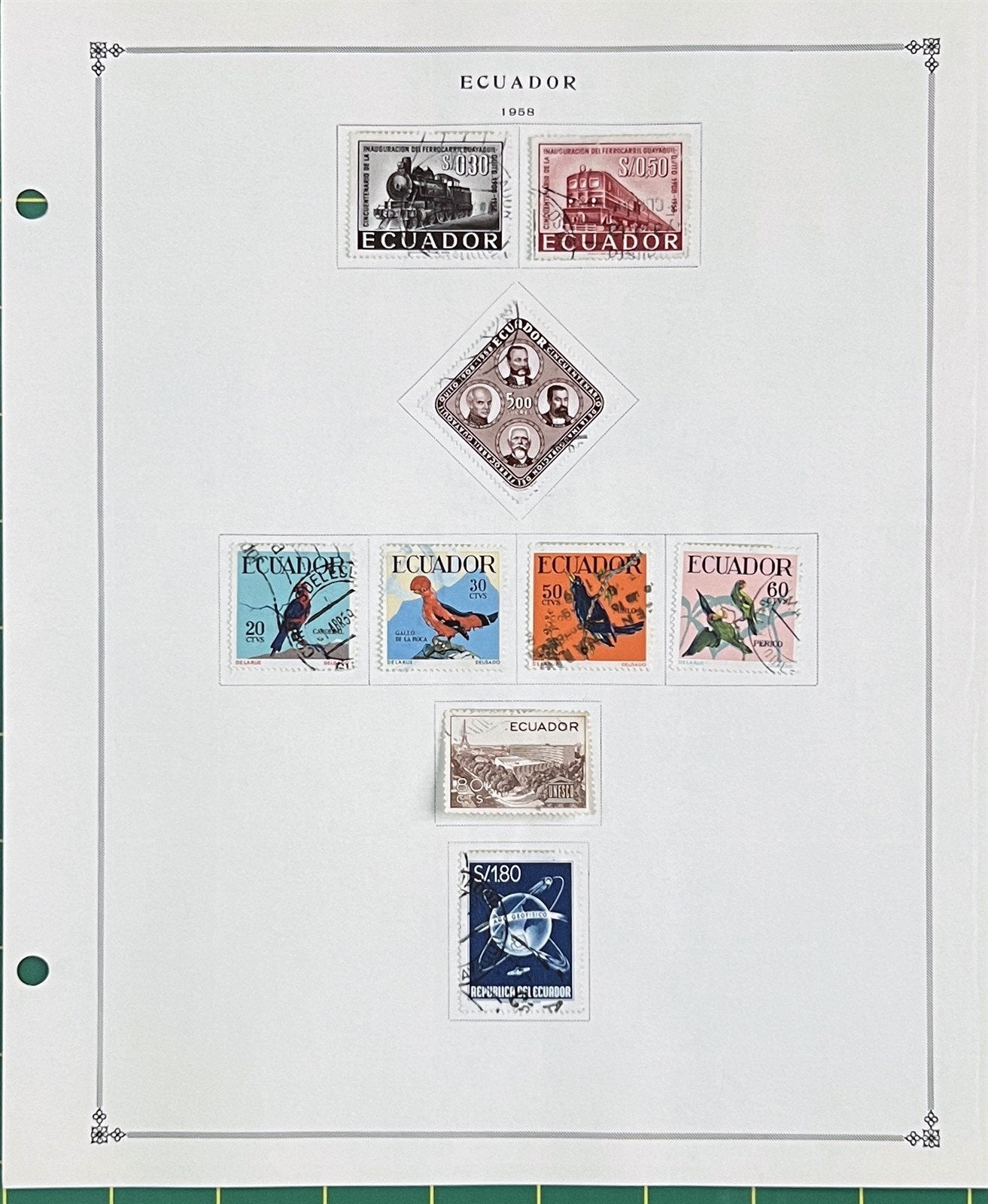Ecuador Comprehensive Collection of 100s Mint & Used 1865-1978 ZAYIX 0825L1824