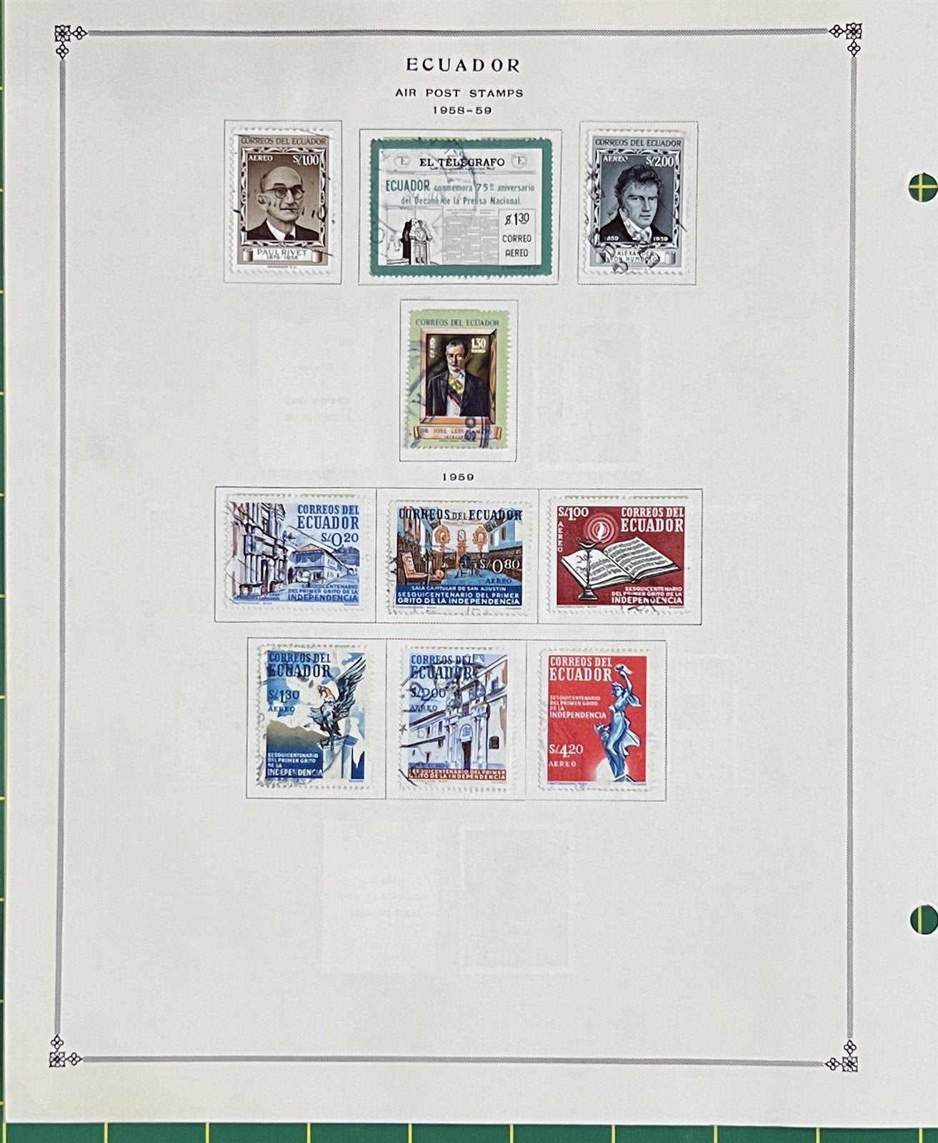 Ecuador Comprehensive Collection of 100s Mint & Used 1865-1978 ZAYIX 0825L1824