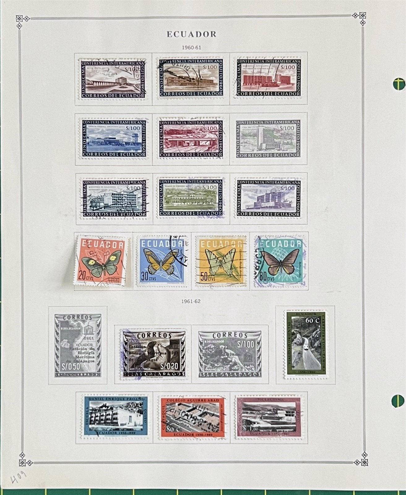 Ecuador Comprehensive Collection of 100s Mint & Used 1865-1978 ZAYIX 0825L1824