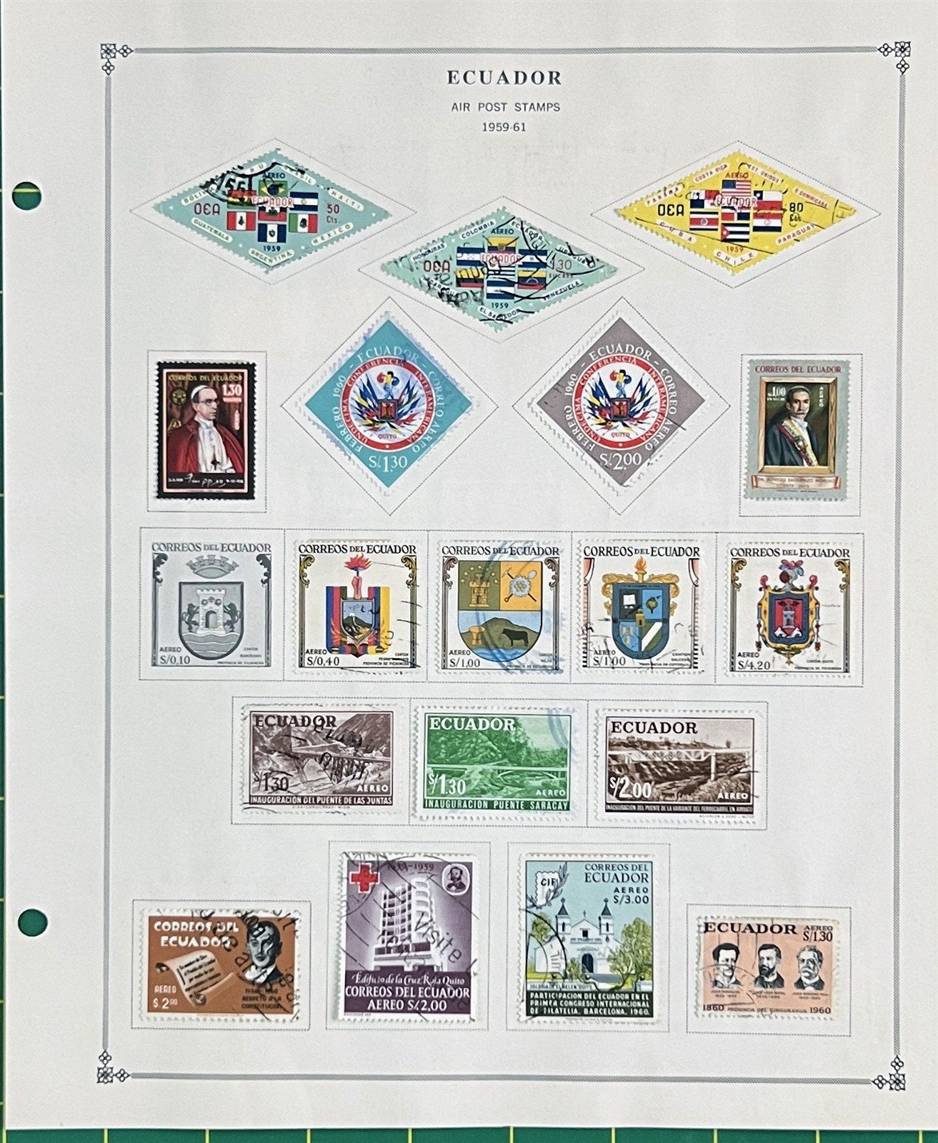 Ecuador Comprehensive Collection of 100s Mint & Used 1865-1978 ZAYIX 0825L1824