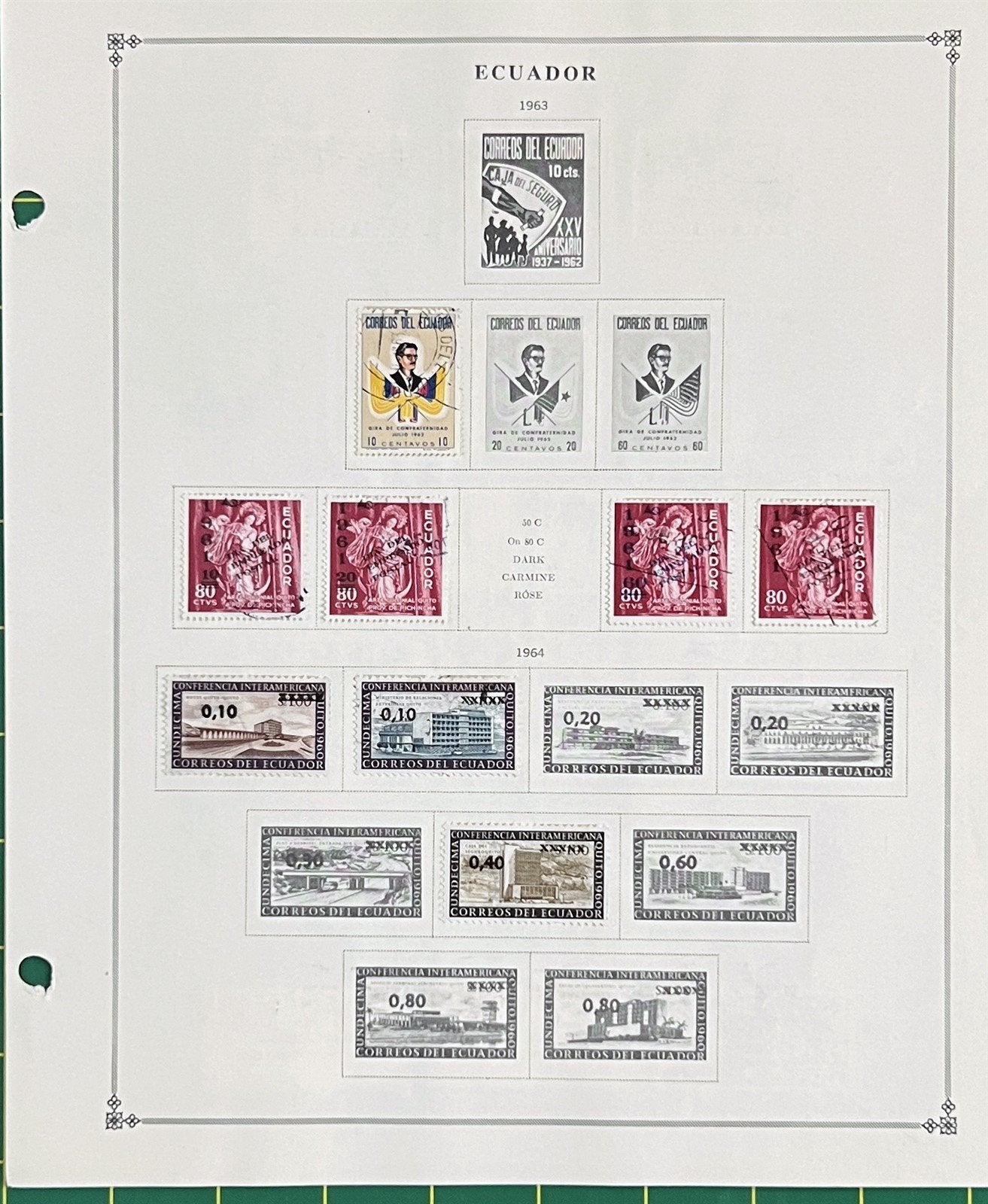 Ecuador Comprehensive Collection of 100s Mint & Used 1865-1978 ZAYIX 0825L1824