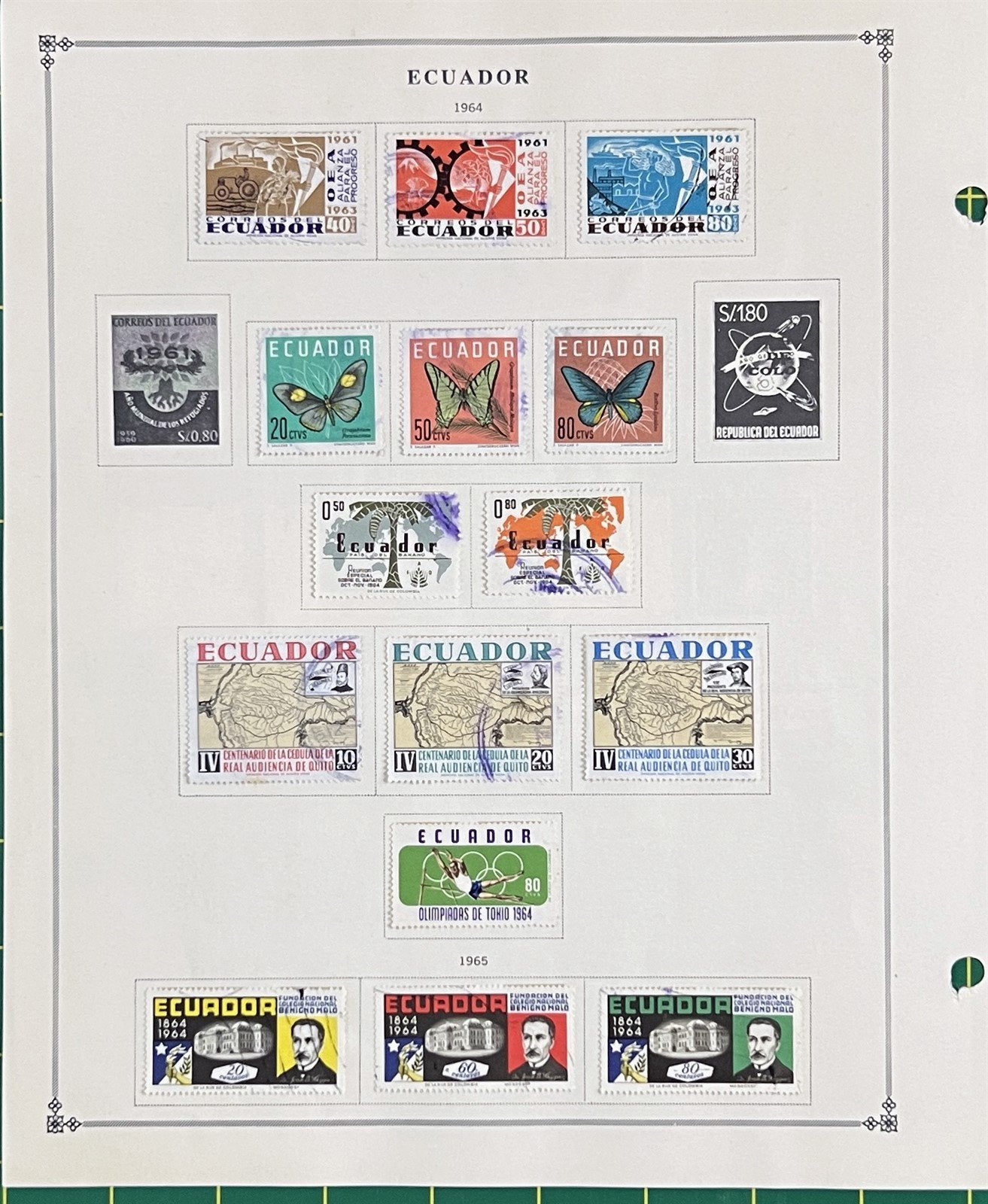 Ecuador Comprehensive Collection of 100s Mint & Used 1865-1978 ZAYIX 0825L1824