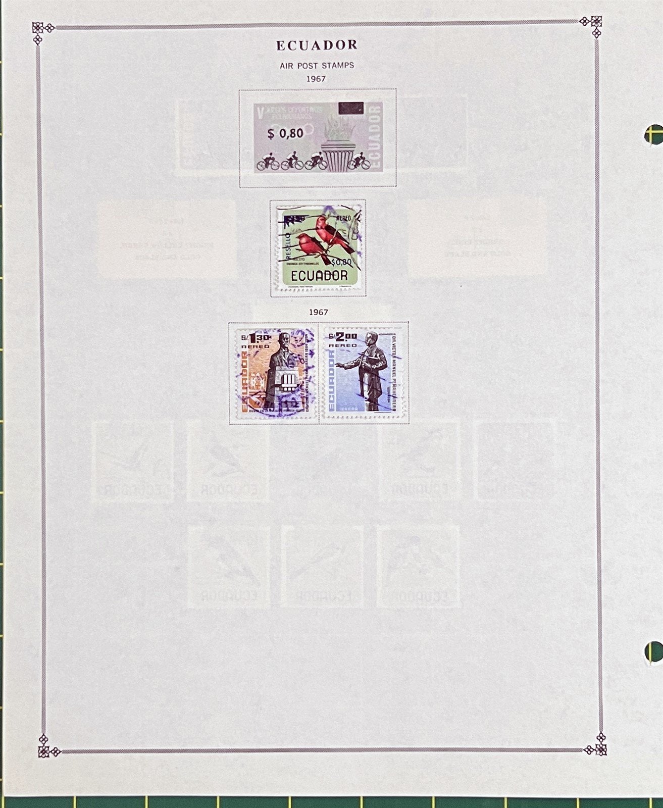 Ecuador Comprehensive Collection of 100s Mint & Used 1865-1978 ZAYIX 0825L1824