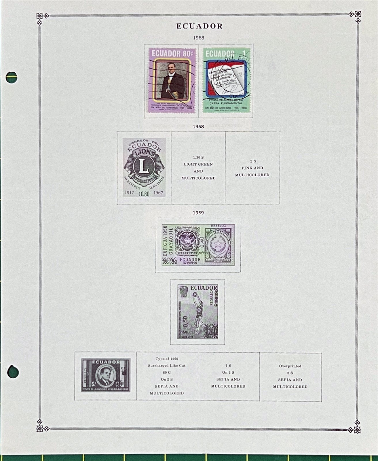 Ecuador Comprehensive Collection of 100s Mint & Used 1865-1978 ZAYIX 0825L1824