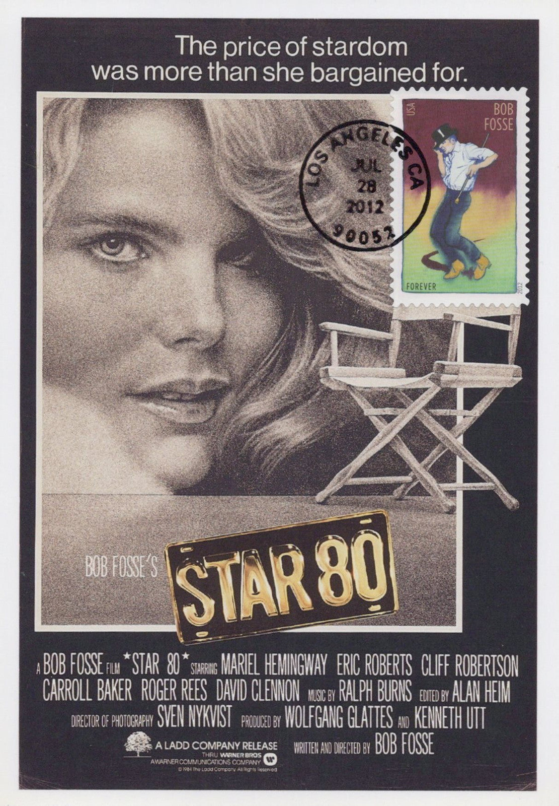 US FDC Maxi Card UA Bob Fosse, Dance, Cinema Zayix Stamps S ZAYIX 0924M0117