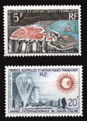 FSAT TAAF 23-24 MNH International Quiet Sun Year ZAYIX FSA-S0033
