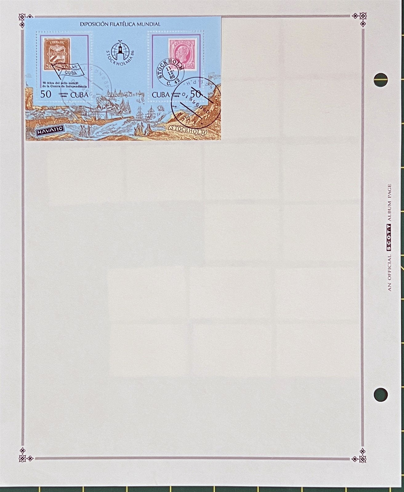 Cuba Stamp Collection of 360 Stamps Topicals on 16 Album Pages ZAYIX 0825BB3702