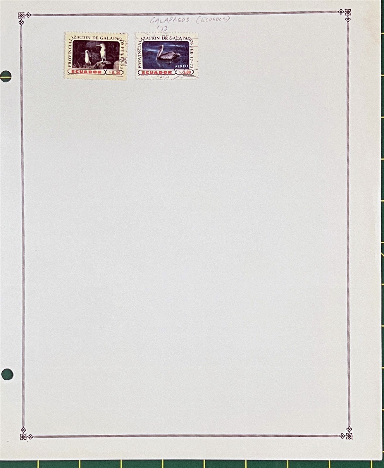 Ecuador Mint & Used with BOB Stamp Collection on Album Pages ZAYIX 0825BB3711