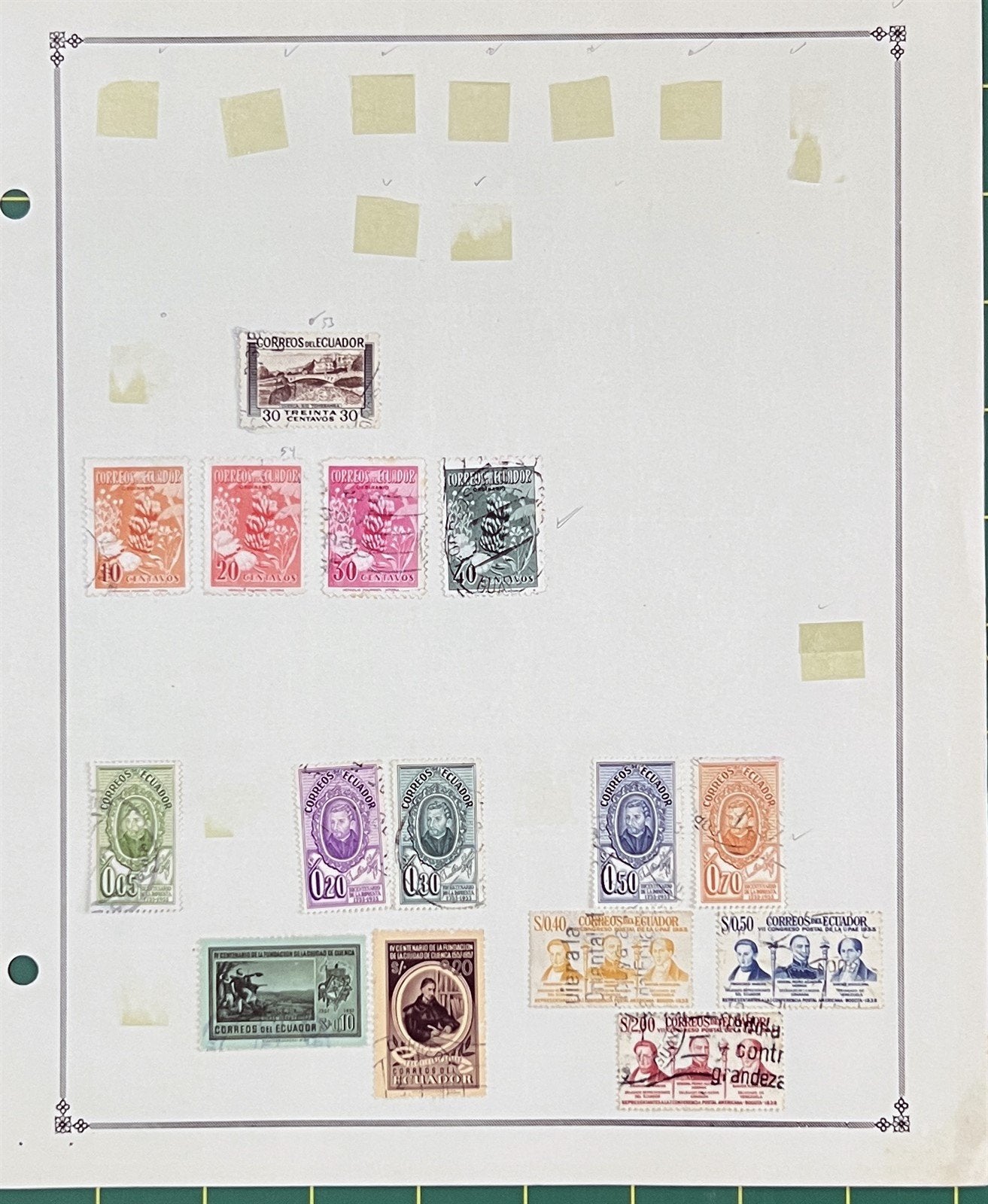 Ecuador Mint & Used with BOB Stamp Collection on Album Pages ZAYIX 0825BB3711