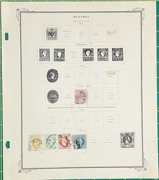 Austria Stamp Collection on Scott Specialty Pages ZAYIX 0825BB3719