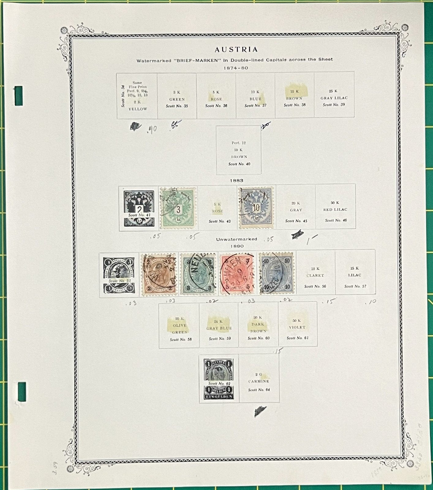 Austria Stamp Collection on Scott Specialty Pages ZAYIX 0825BB3719