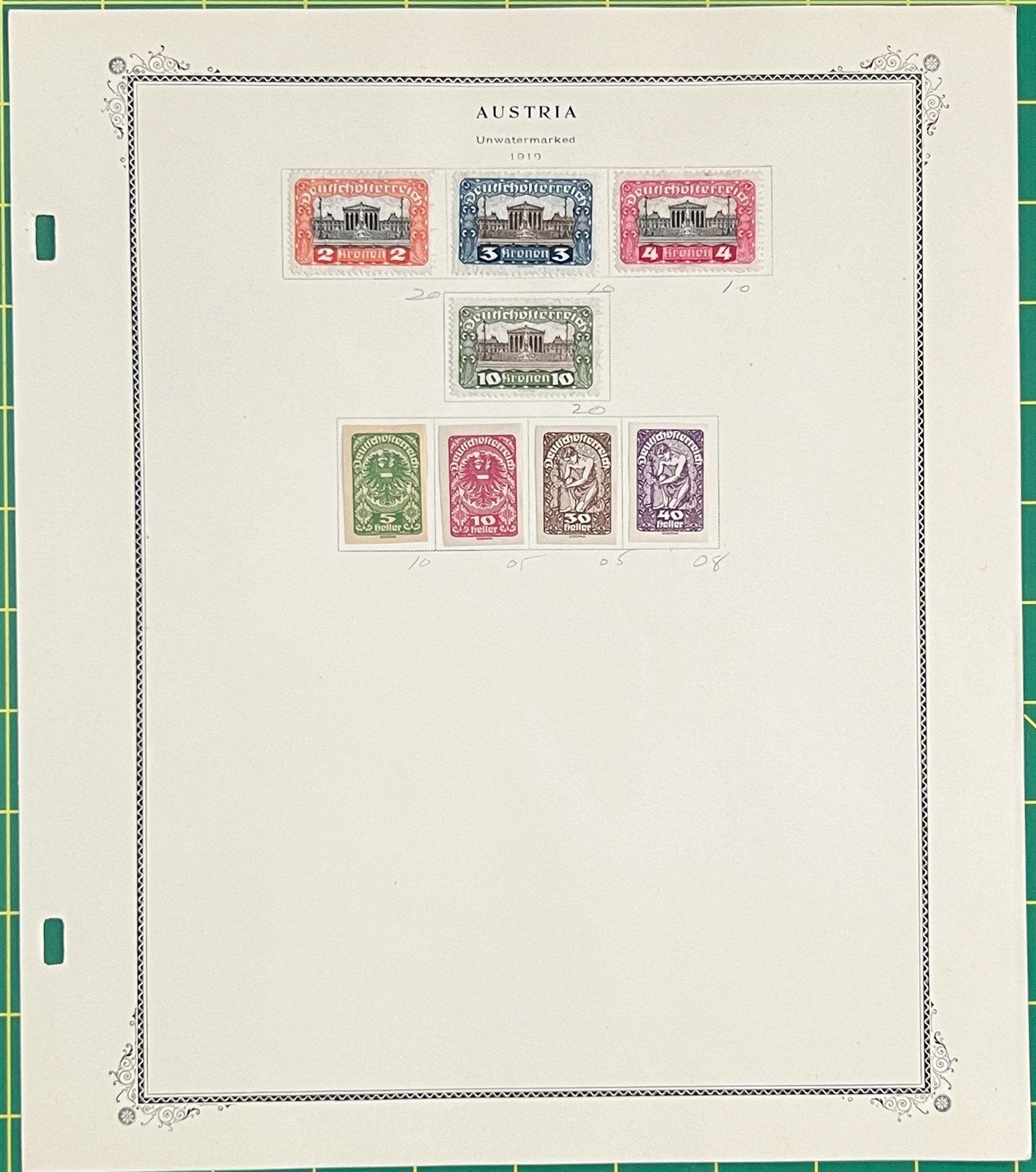 Austria Stamp Collection on Scott Specialty Pages ZAYIX 0825BB3719