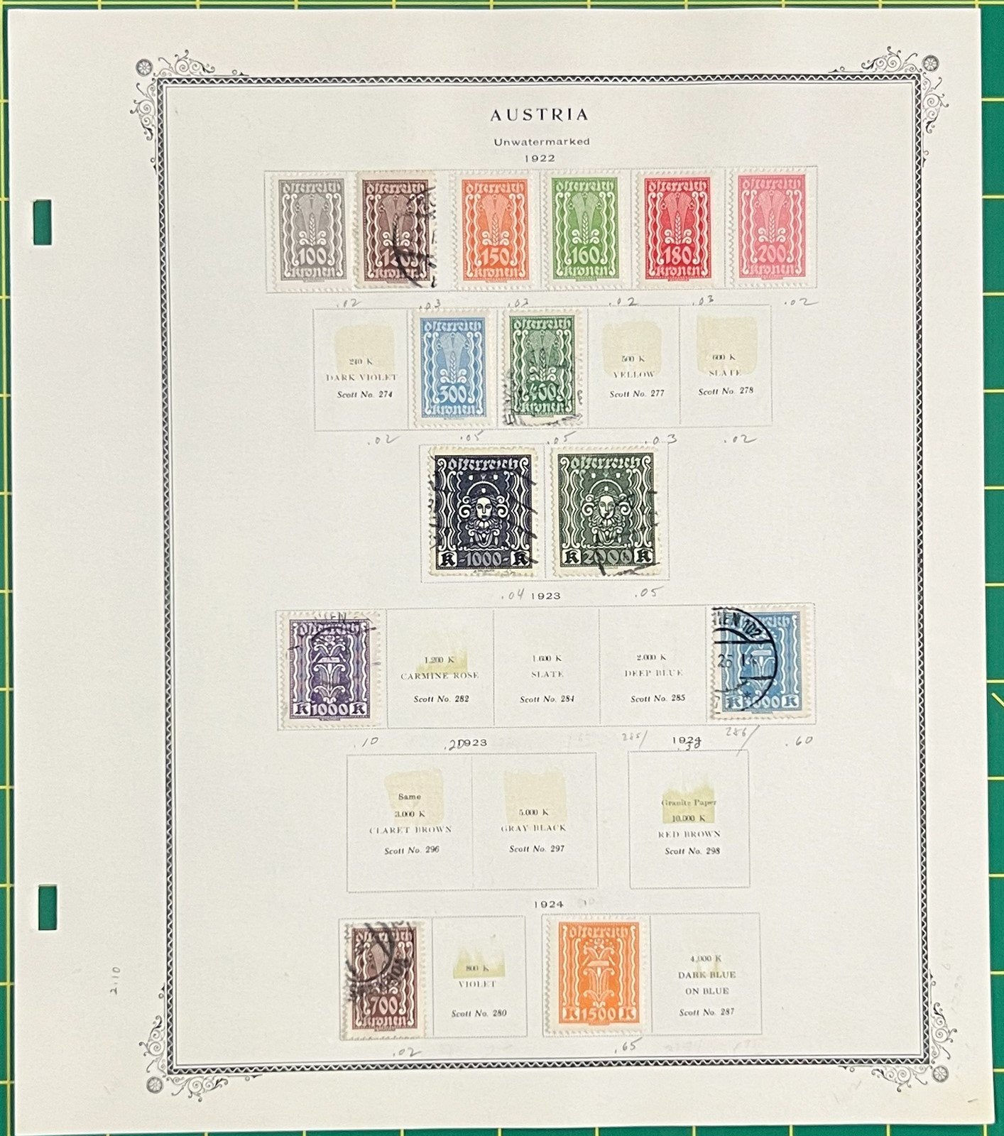 Austria Stamp Collection on Scott Specialty Pages ZAYIX 0825BB3719