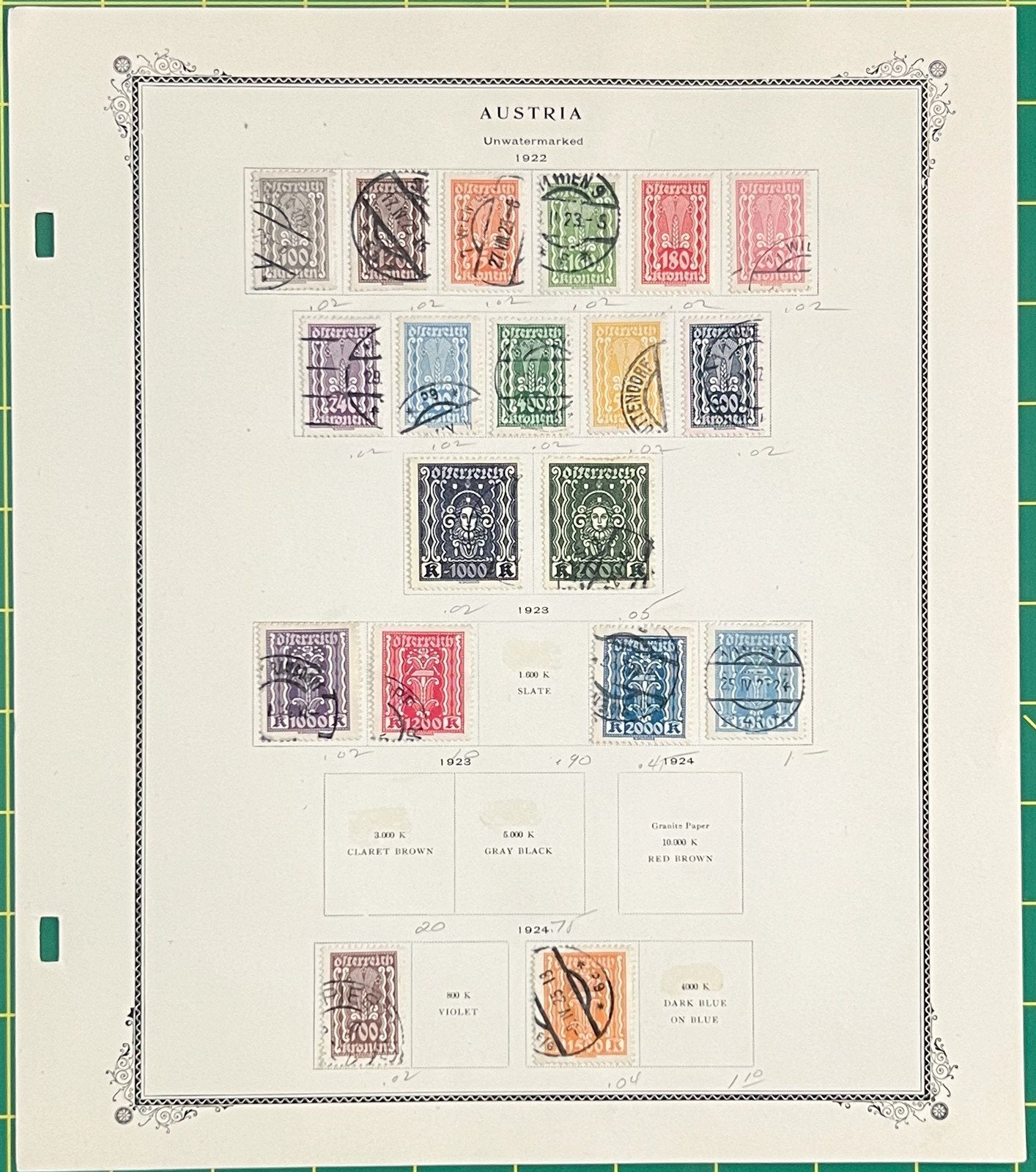 Austria Stamp Collection on Scott Specialty Pages ZAYIX 0825BB3719