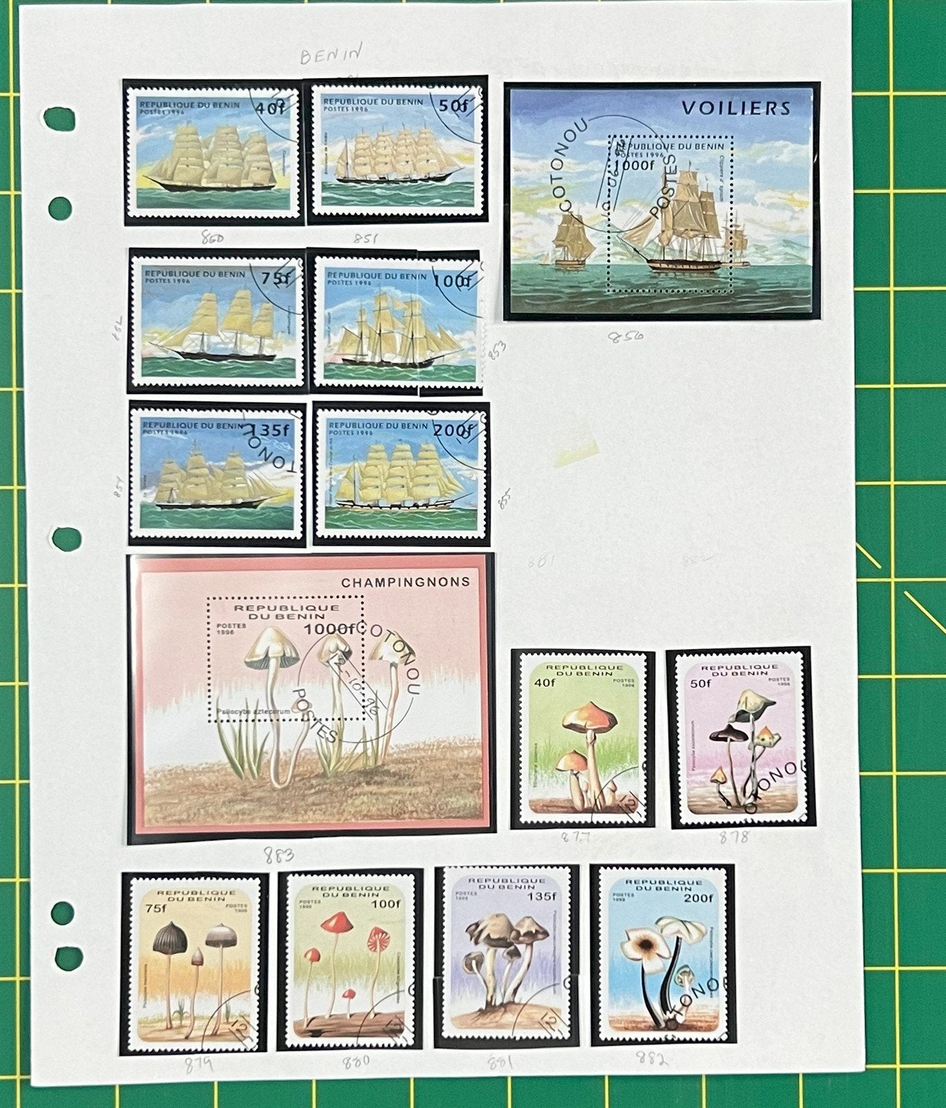 Benin, Africa Stamp Collection of Topical Sets & Singles ZAYIX 0825BB3729