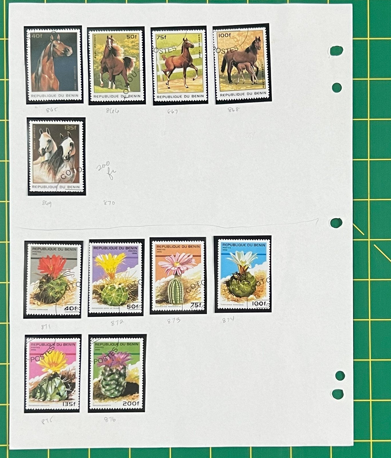Benin, Africa Stamp Collection of Topical Sets & Singles ZAYIX 0825BB3729