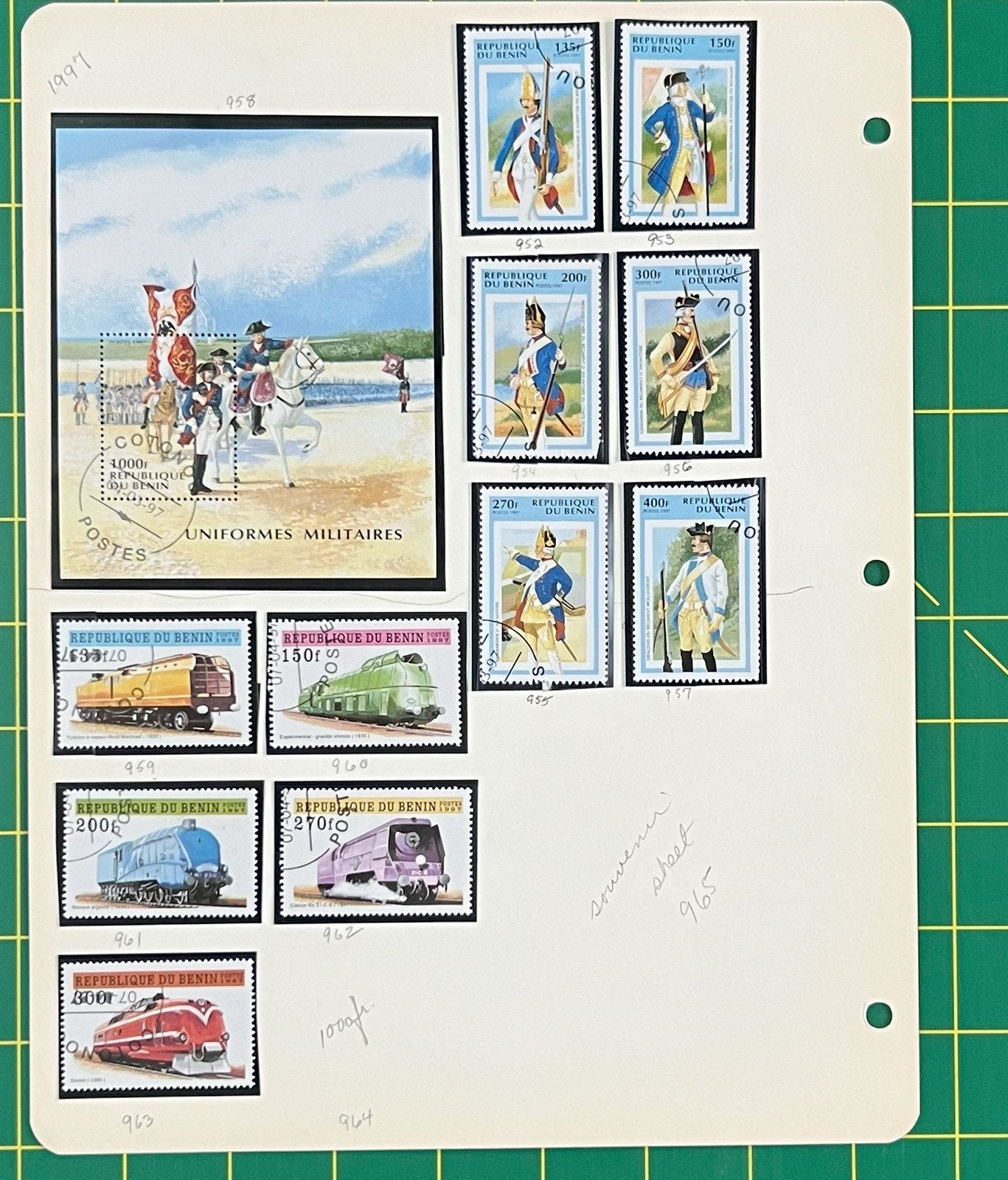 Benin, Africa Stamp Collection of Topical Sets & Singles ZAYIX 0825BB3729